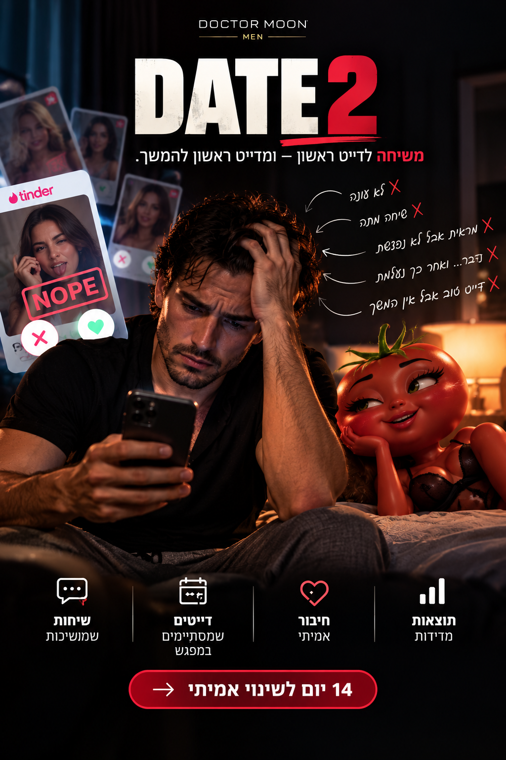 DATE 2 — מהמאץ' לדייט השני, בלי משחקים