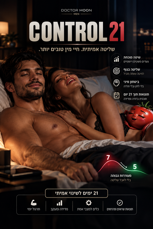 CONTROL 21 — להחזיק יותר. להילחץ פחות.
