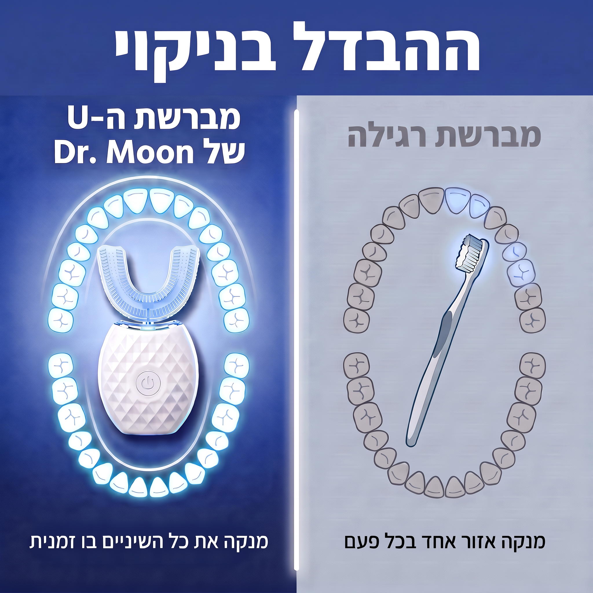 מברשת ה-U של Dr. Moon